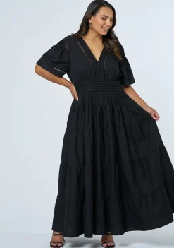 Abby Linen Maxi Dress