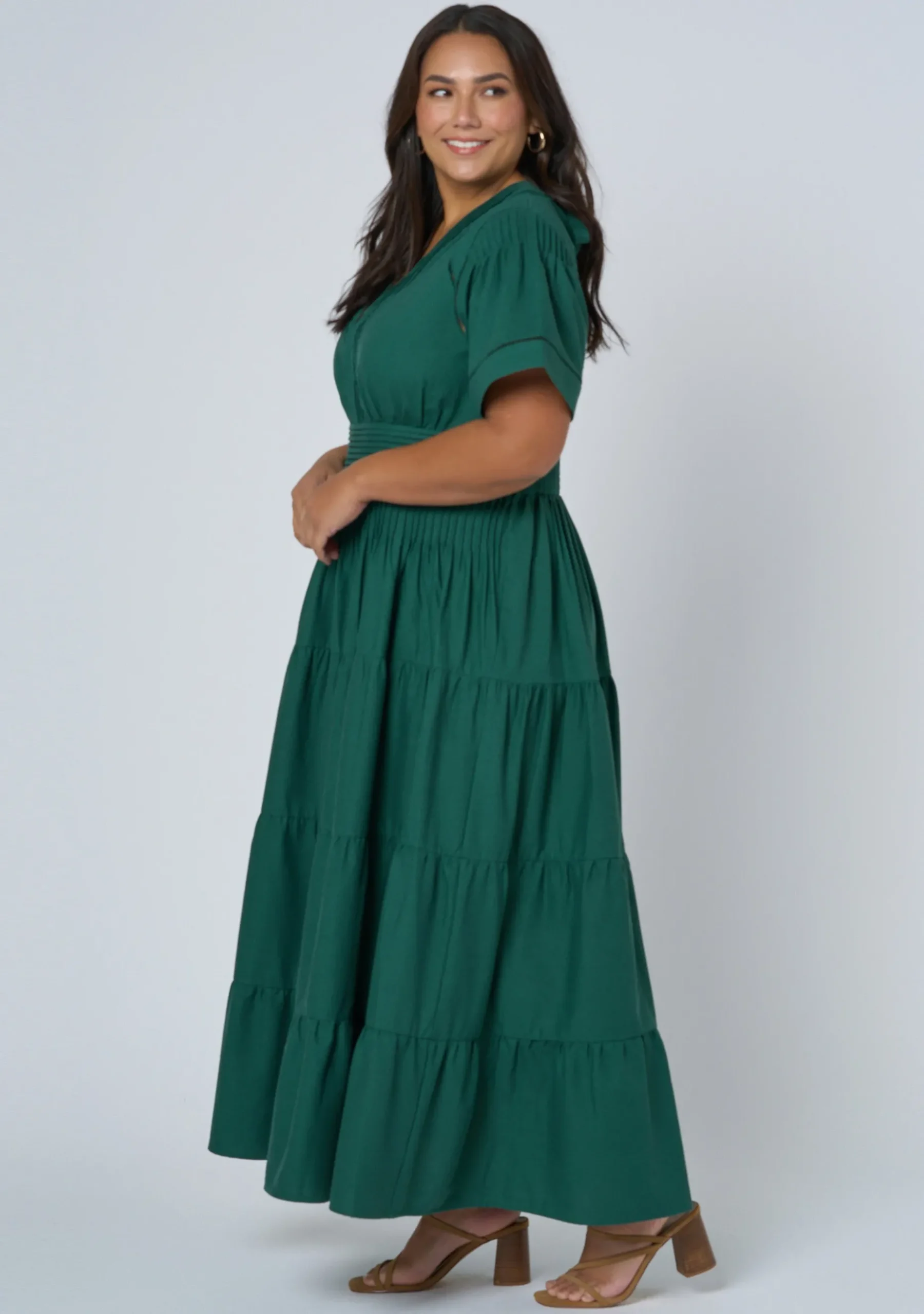 Abby Linen Maxi Dress