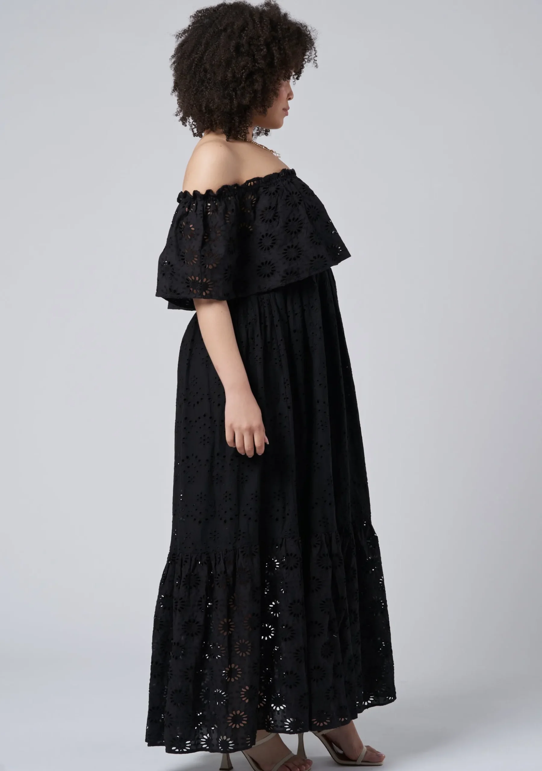 Aelita Broderie Maxi Dress