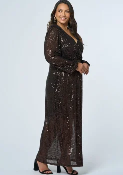 All I Want Sequin Maxi Dress