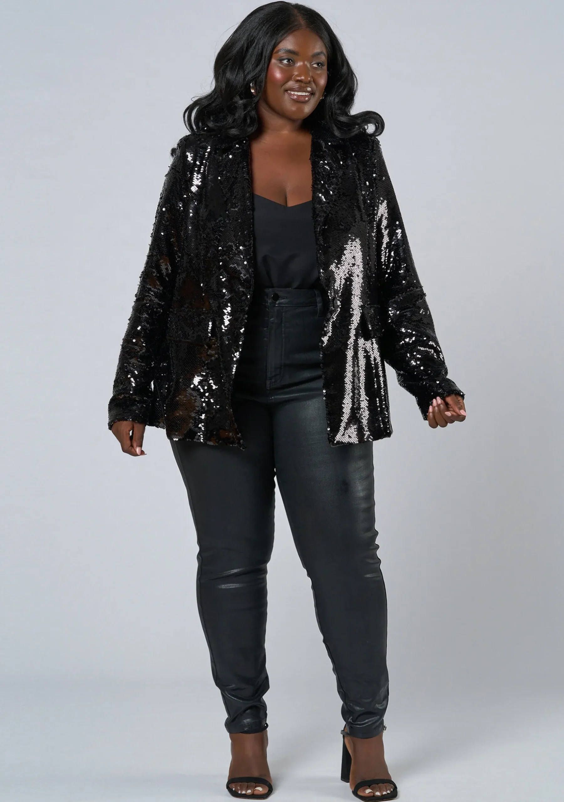 All That Glitters Sequin Blazer