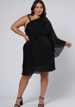 Allure Pleated Mini Dress