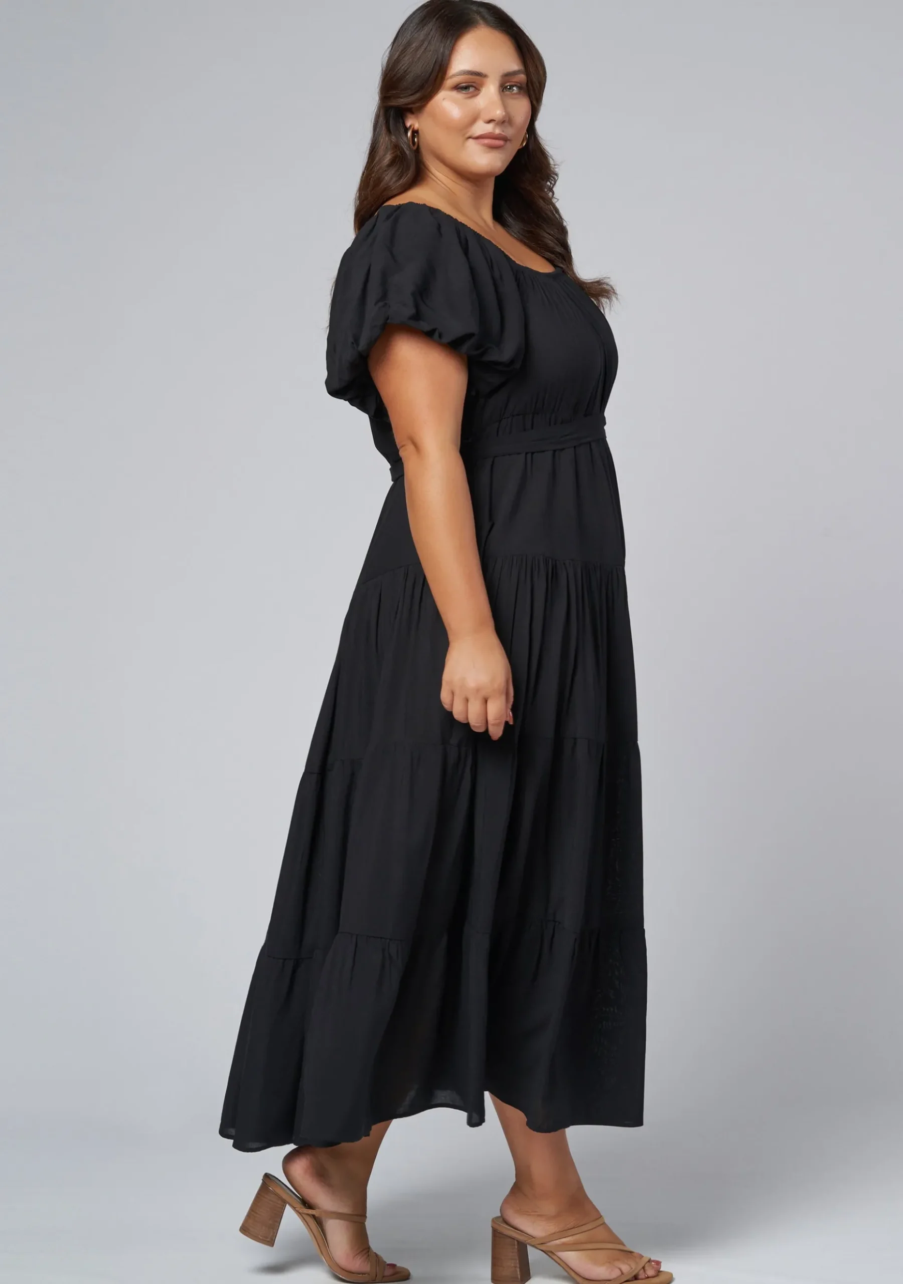 Amelia Tiered Midi Dress
