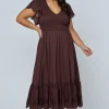 Anastasia Broderie Midi Dress