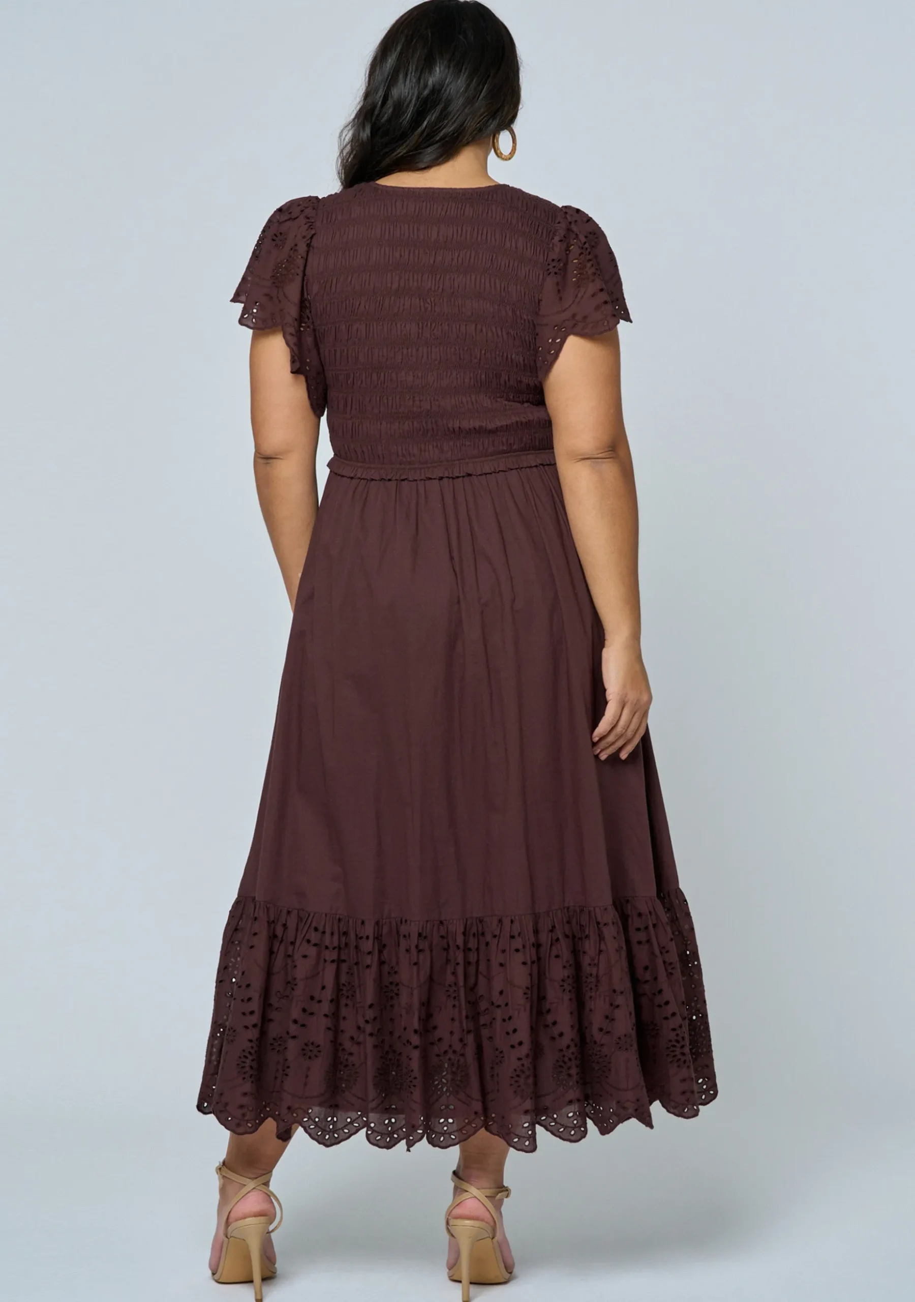 Anastasia Broderie Midi Dress