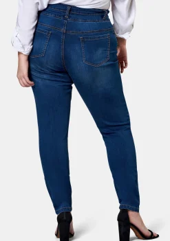 Angie 3 Button Skinny Waist Trimmer Jean