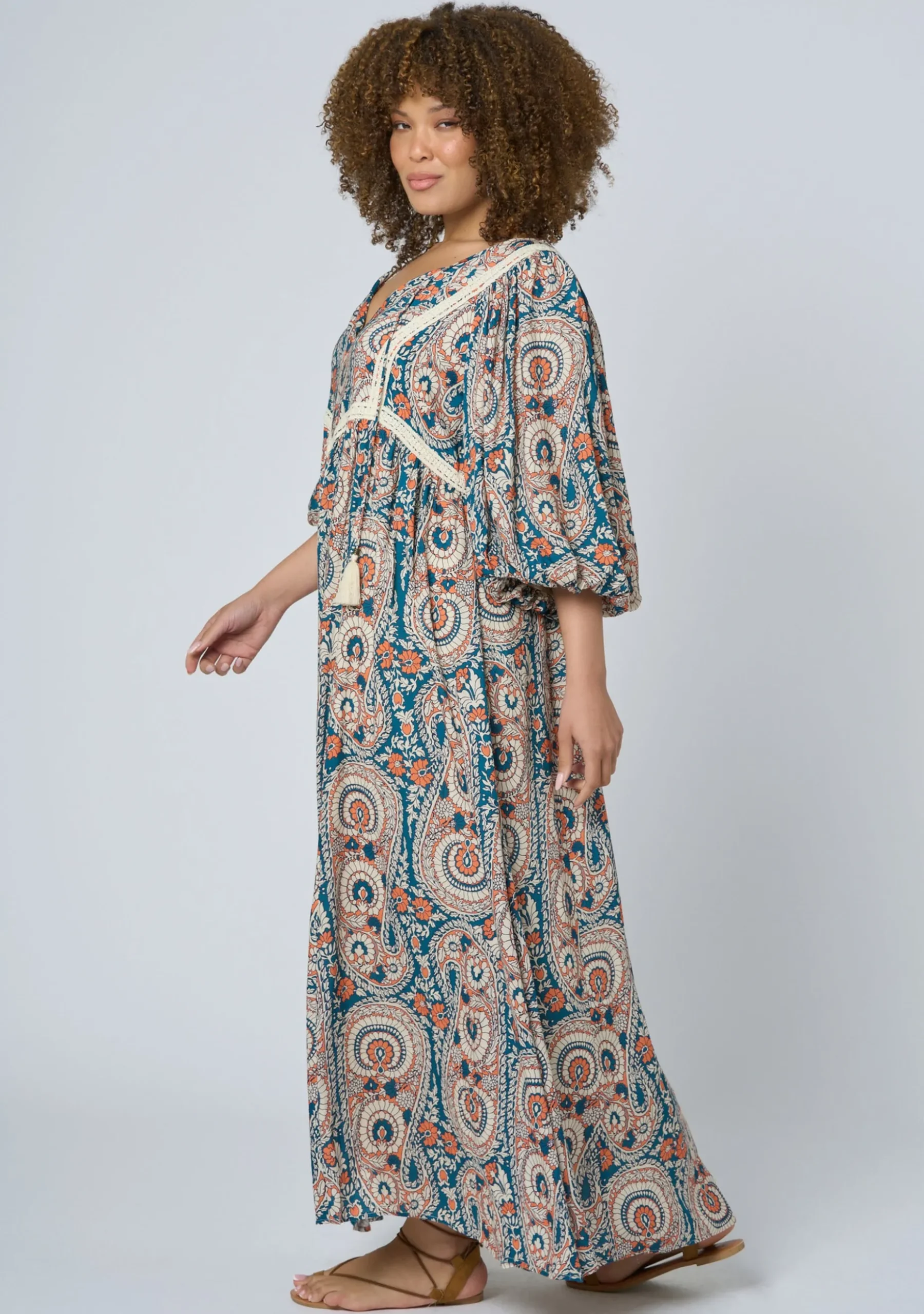 Aqua Breeze Maxi Dress