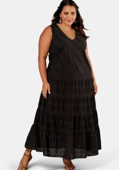 Beach Bliss Embroidered Dress