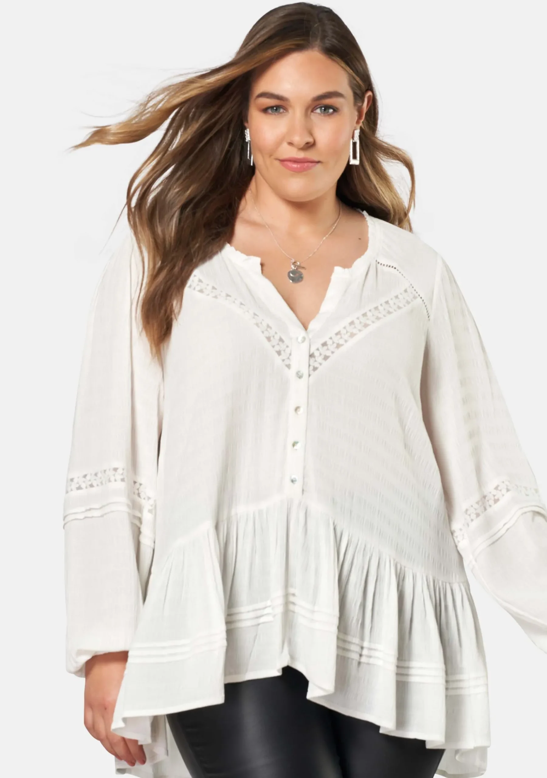 Benoite Peplum Blouse