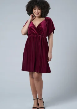 Blushy Worthy Velvet Dress