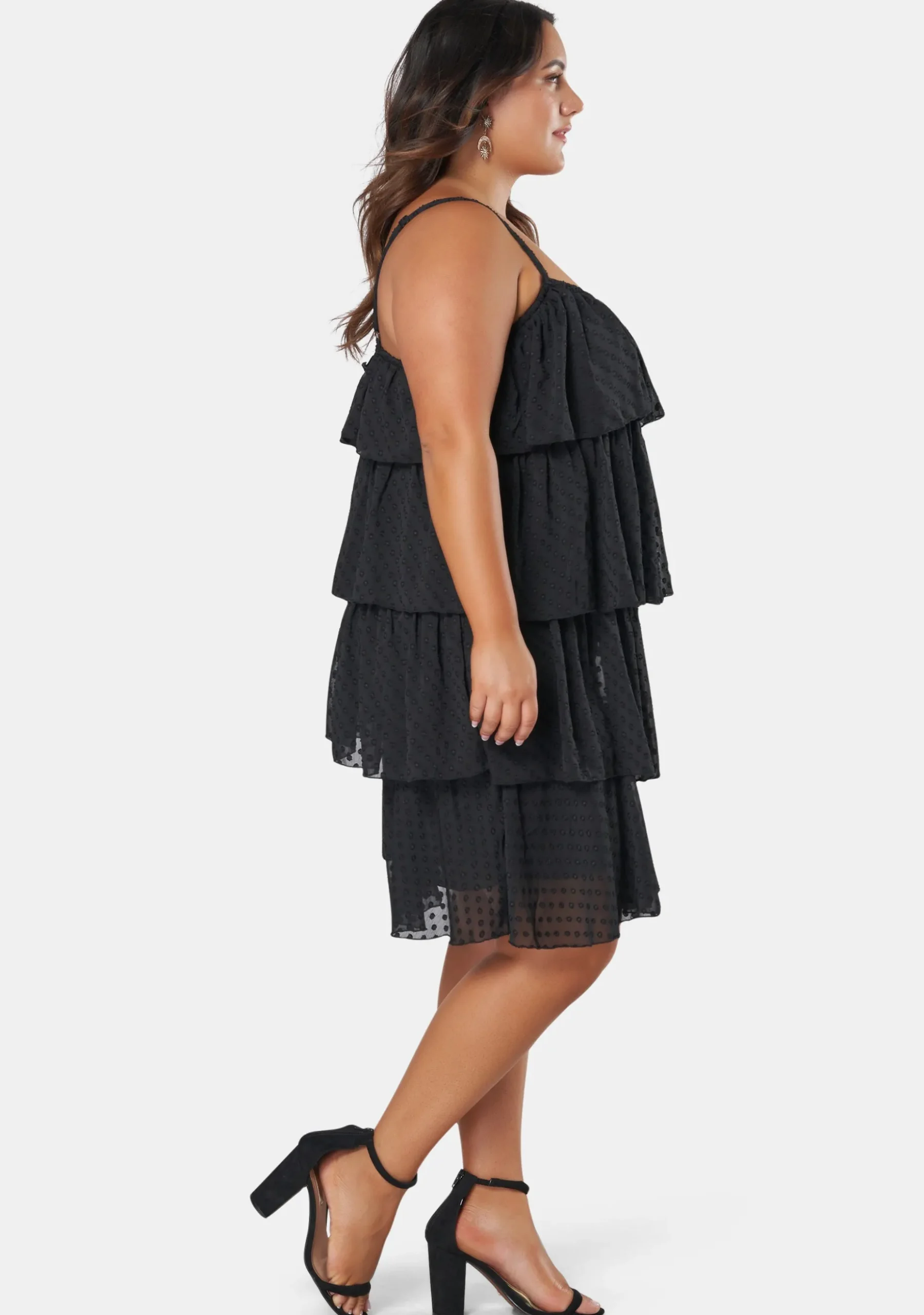 Body Party Tiered Strappy Dress