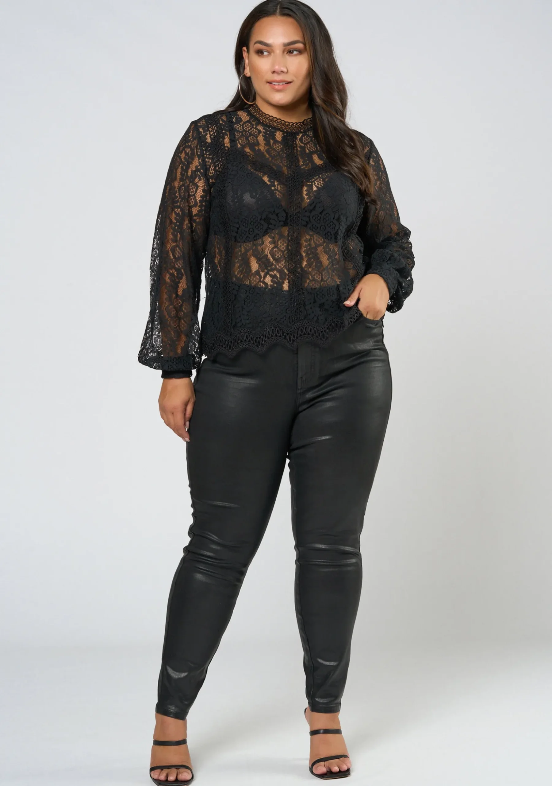 Burning Hearts Lace Top