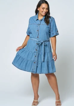 Carla Chambray Denim Dress
