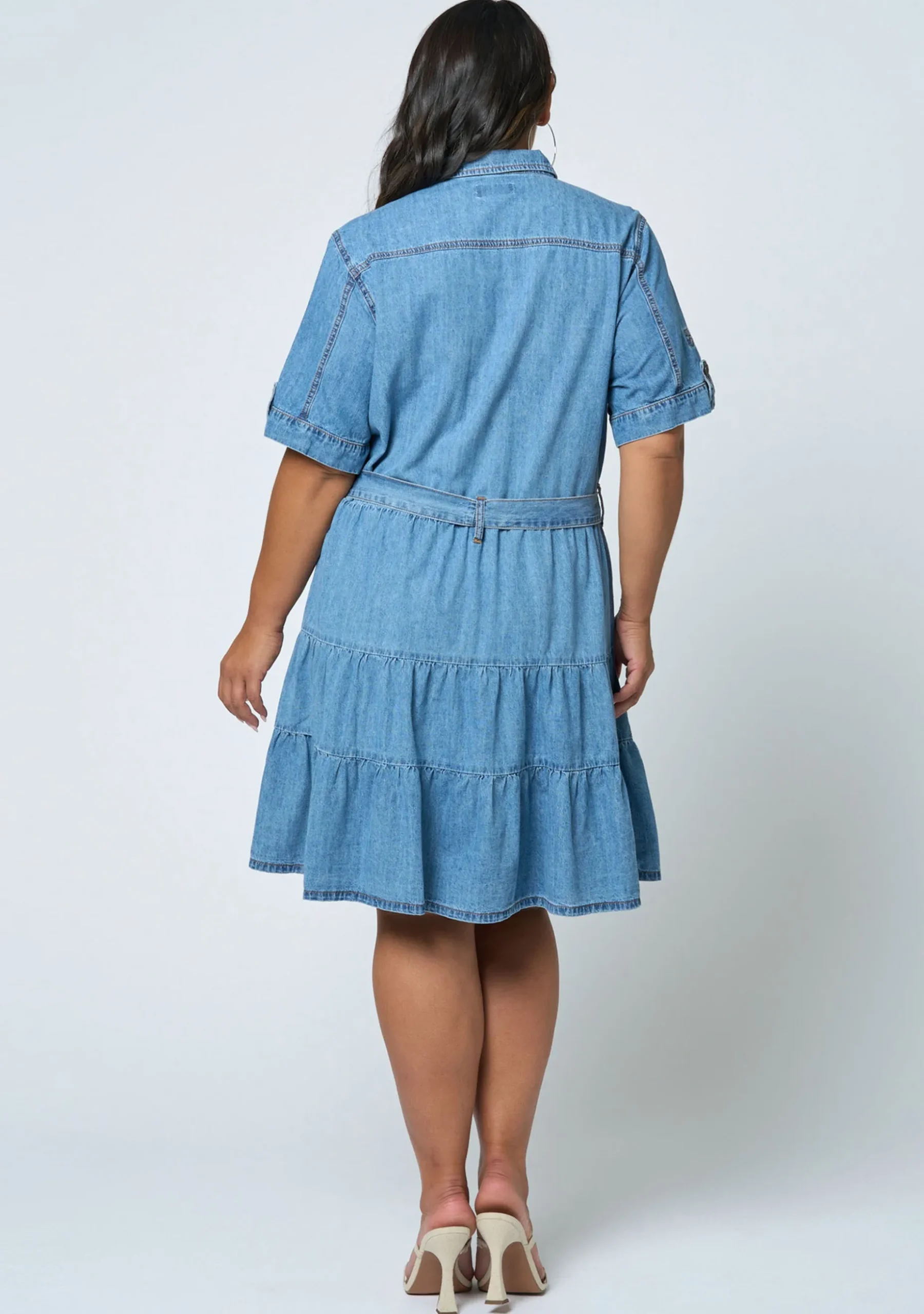 Carla Chambray Denim Dress