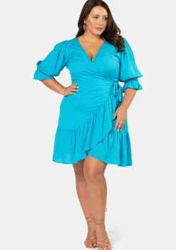 Cartia Wrap Mini Dress