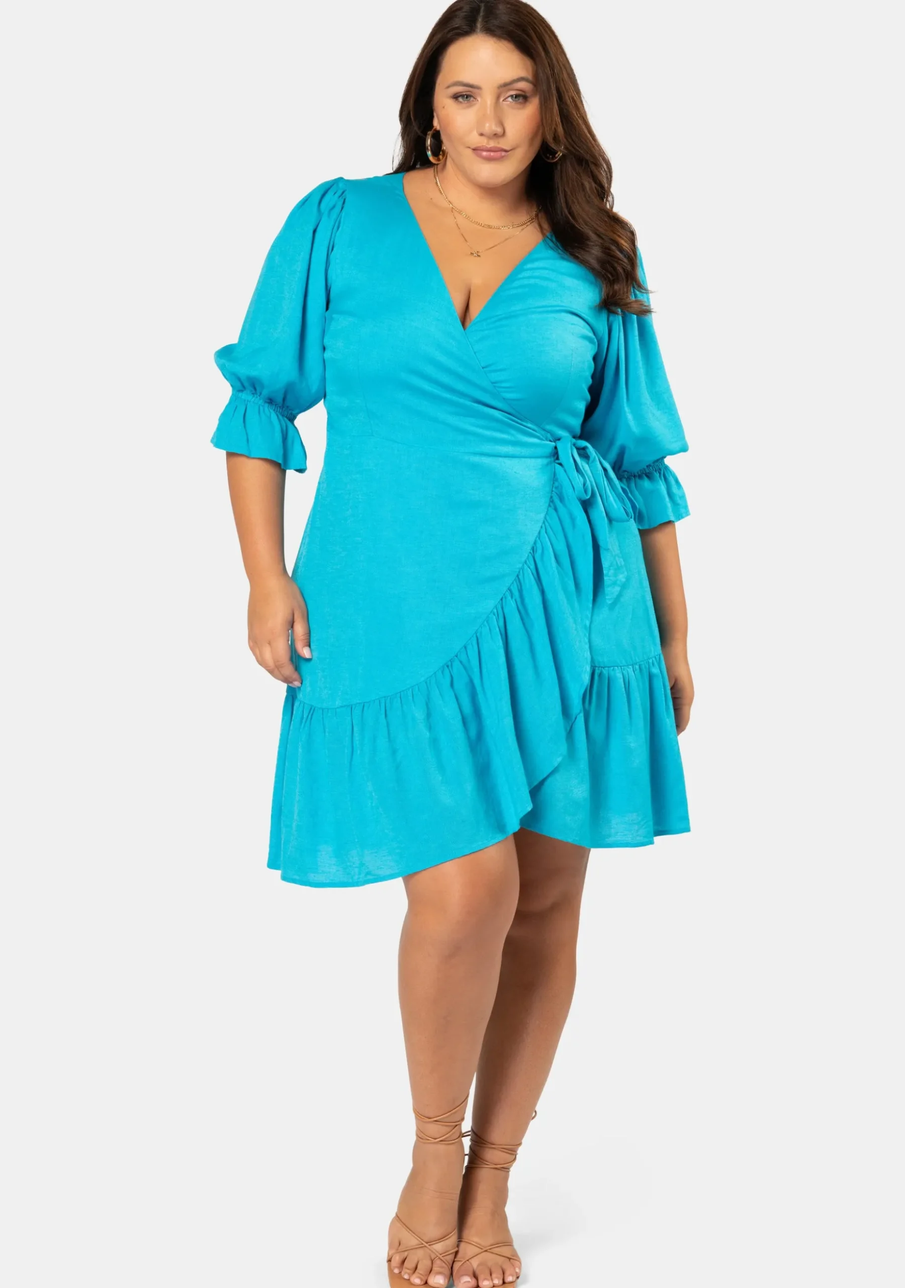 Cartia Wrap Mini Dress
