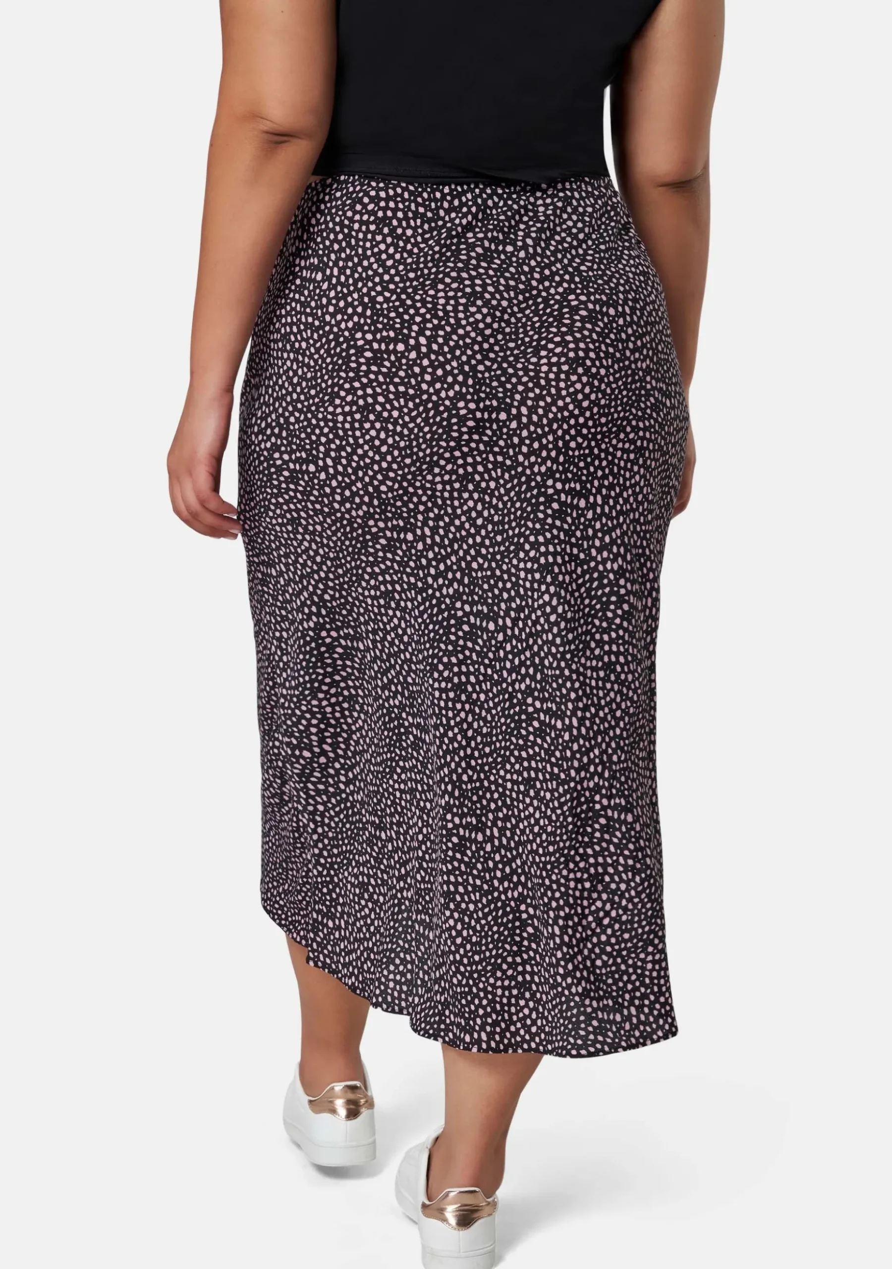 Catalina Print Midi Skirt