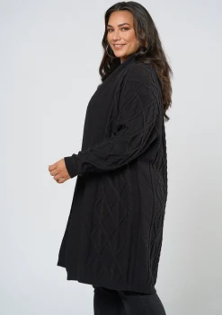 Charli Longline Cable Cardigan