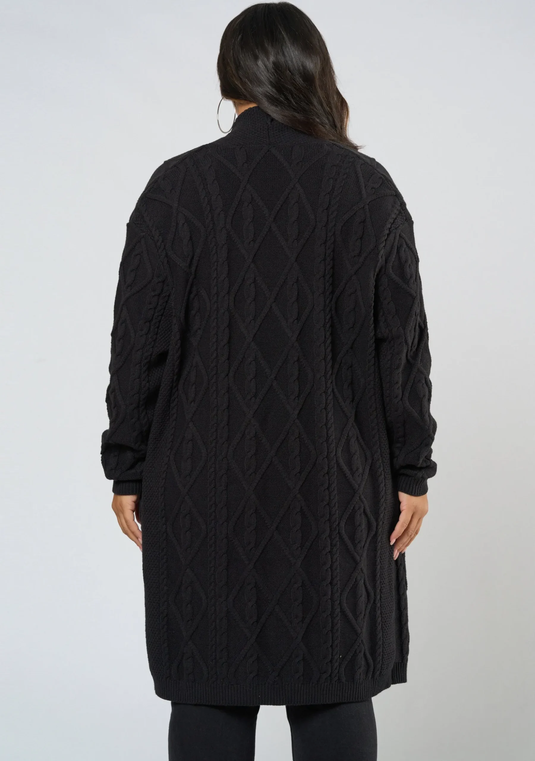 Charli Longline Cable Cardigan