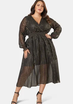 Climaxic Spot Maxi Dress