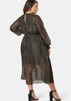 Climaxic Spot Maxi Dress