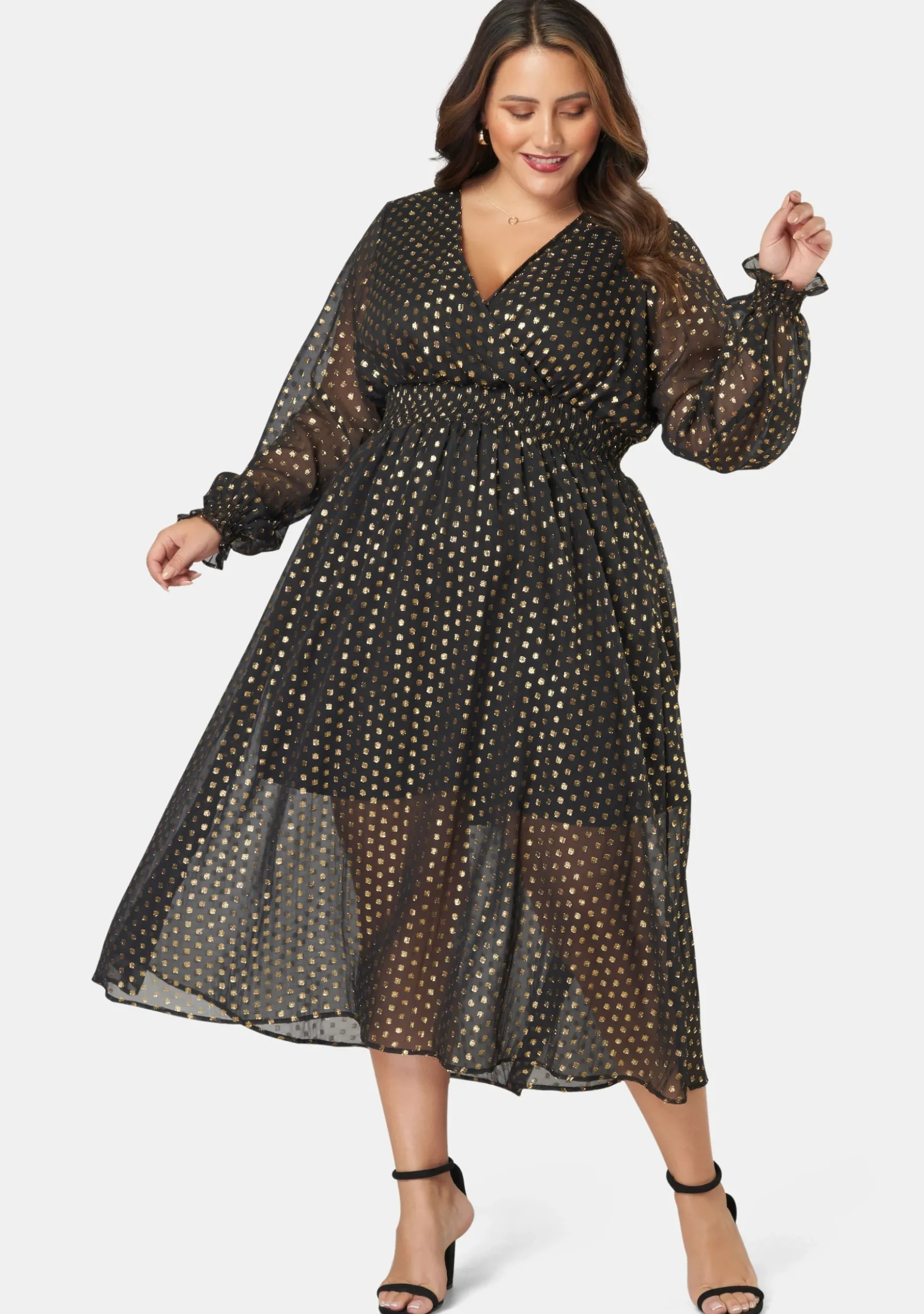 Climaxic Spot Maxi Dress