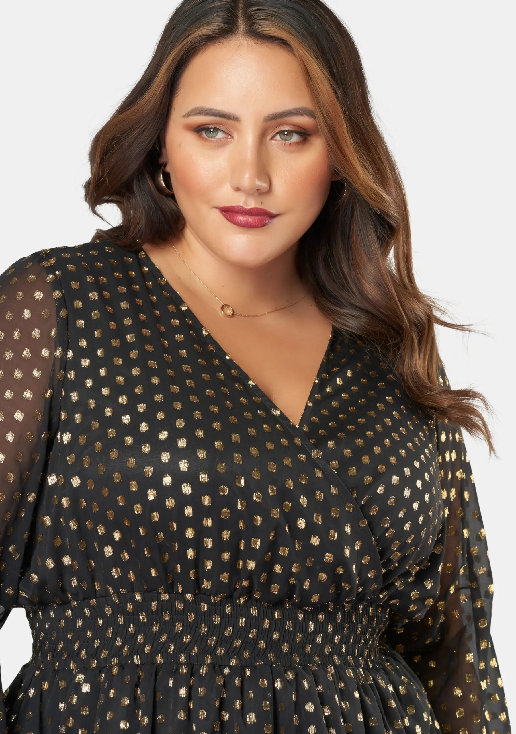 Climaxic Spot Maxi Dress