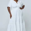 Constance Broderie Maxi Dress