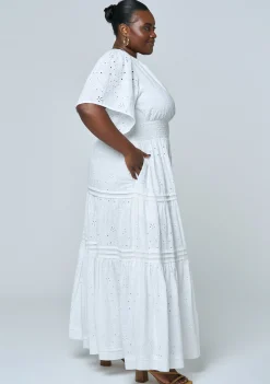Constance Broderie Maxi Dress