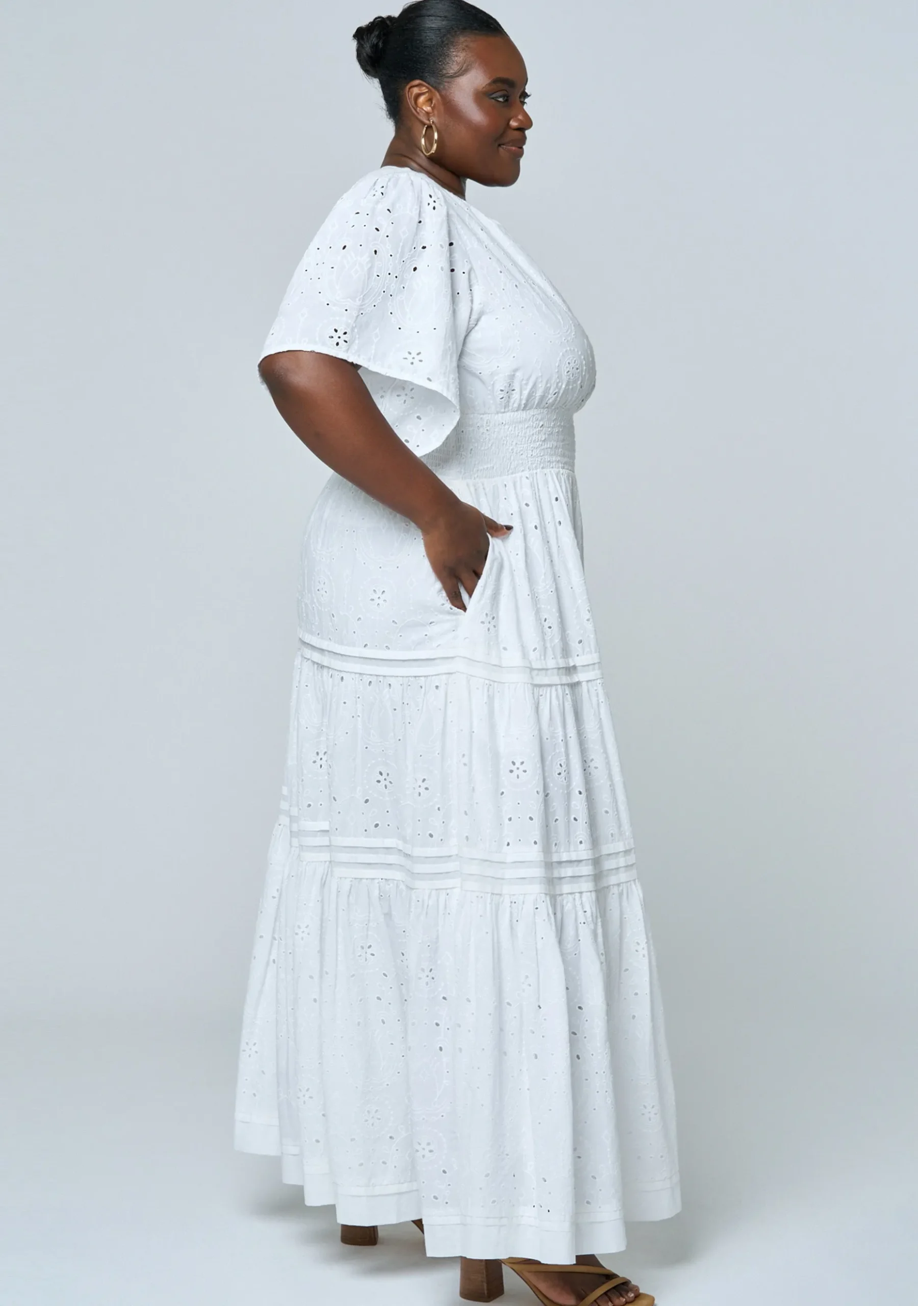 Constance Broderie Maxi Dress