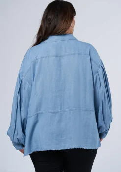 Corbin Chambray Blouse