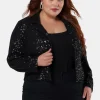 Cosplay Crop Sequin Jacket