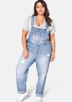 Dana Distressed Overalls