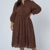 Daria Broderie Dress