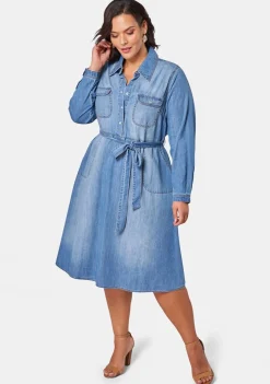 Dolly Denim Shirt Dress