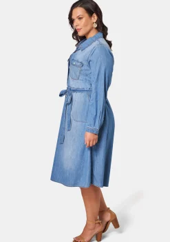 Dolly Denim Shirt Dress