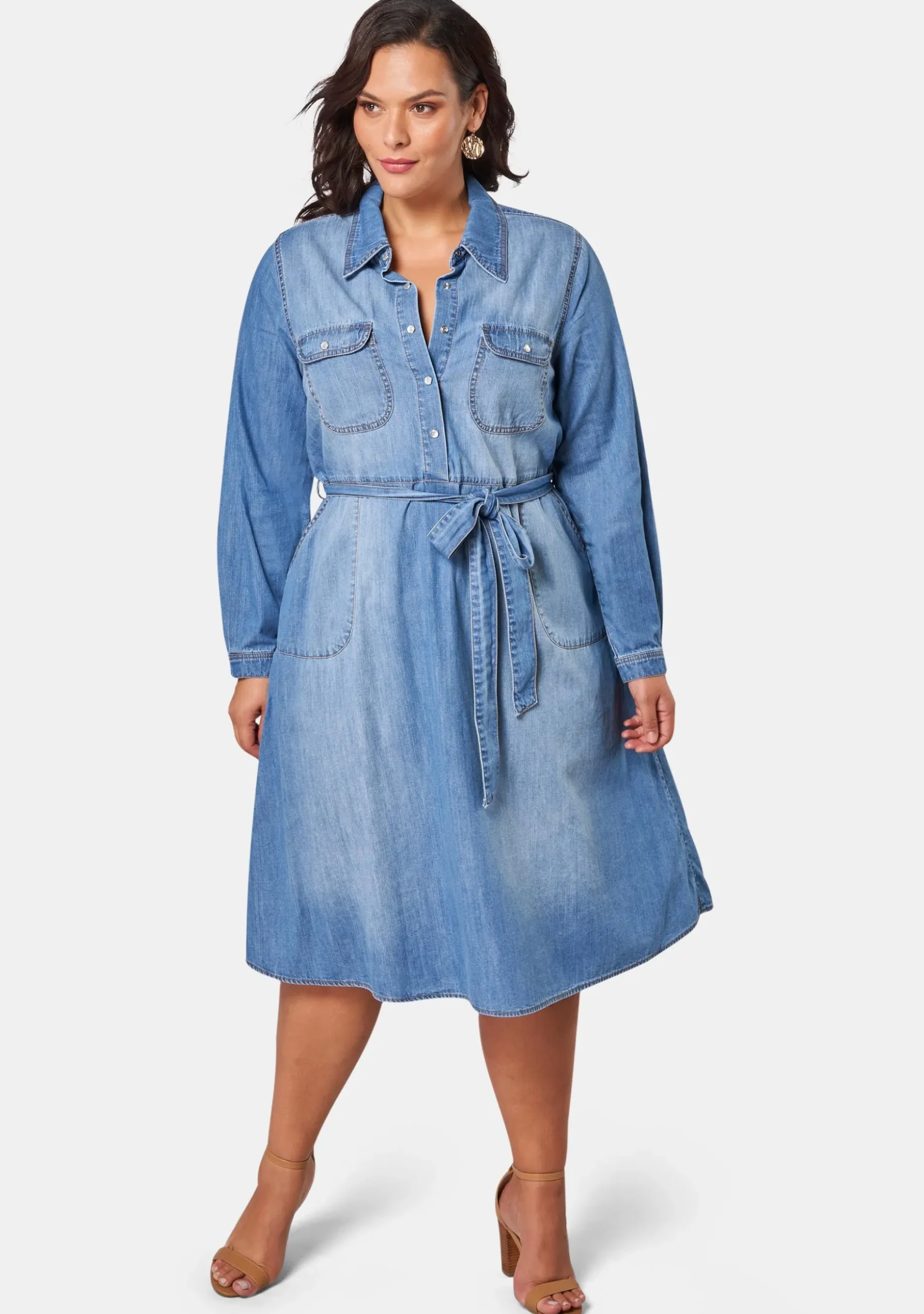 Dolly Denim Shirt Dress