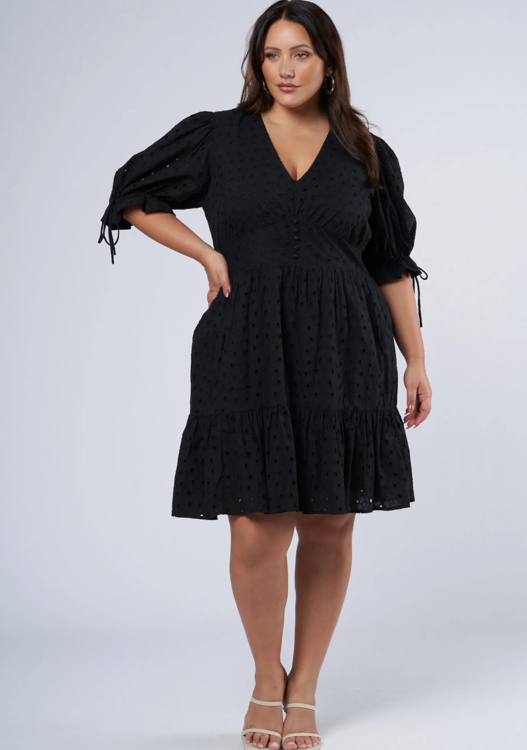 Eiffel Broderie Mini Dress