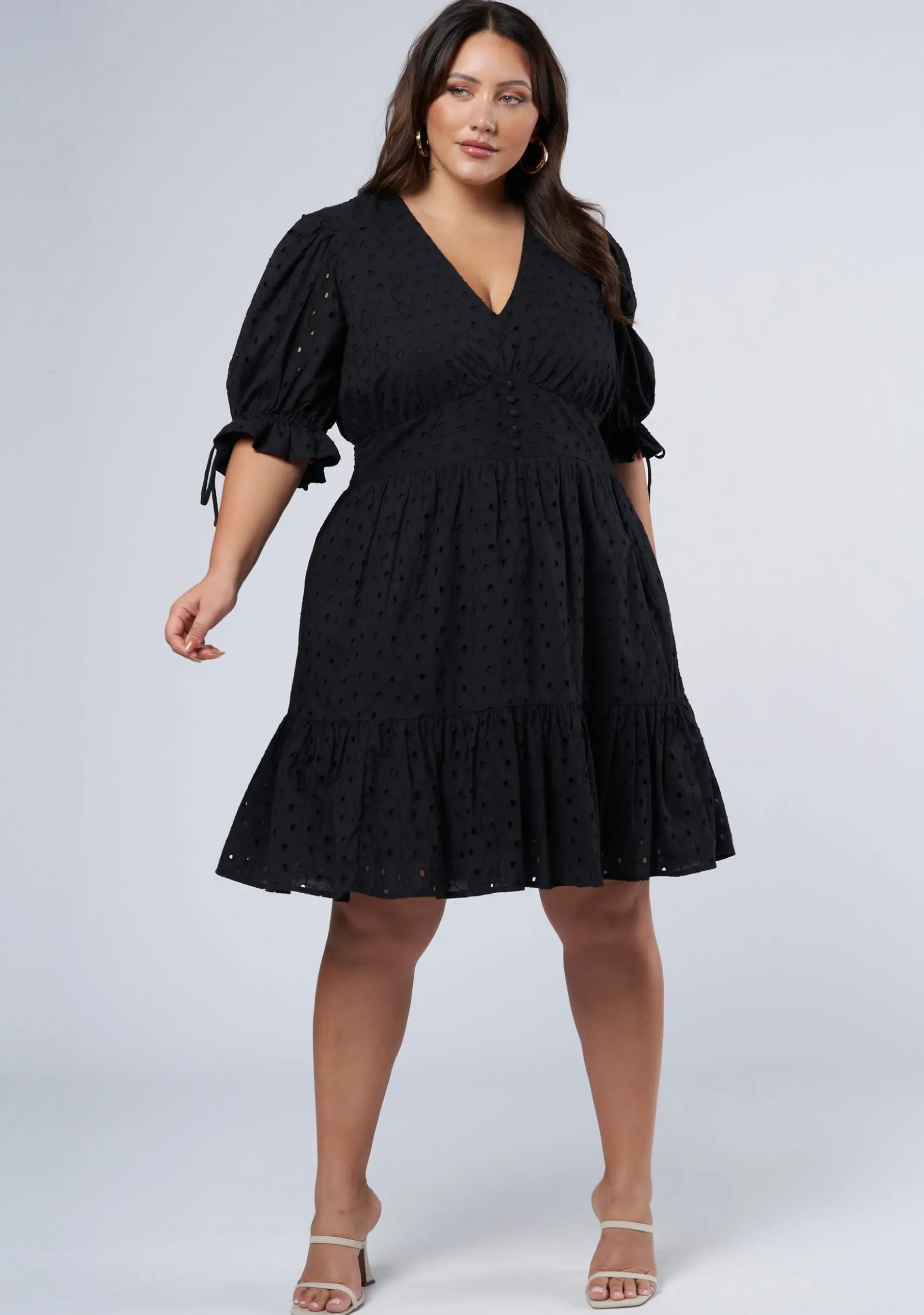 Eiffel Broderie Mini Dress
