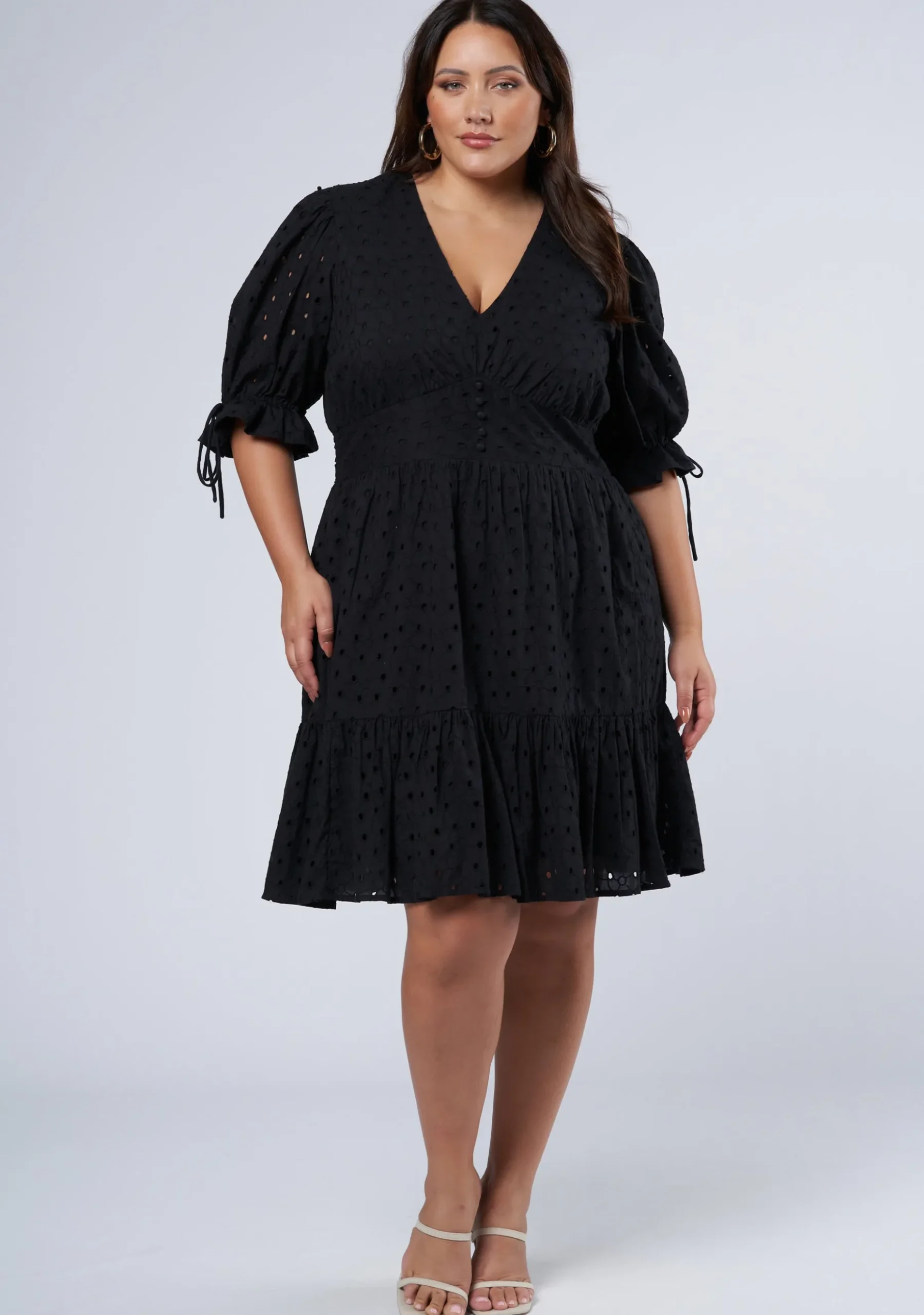 Eiffel Broderie Mini Dress