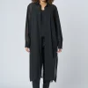 Electric Voltage Maxi Shirt Dress