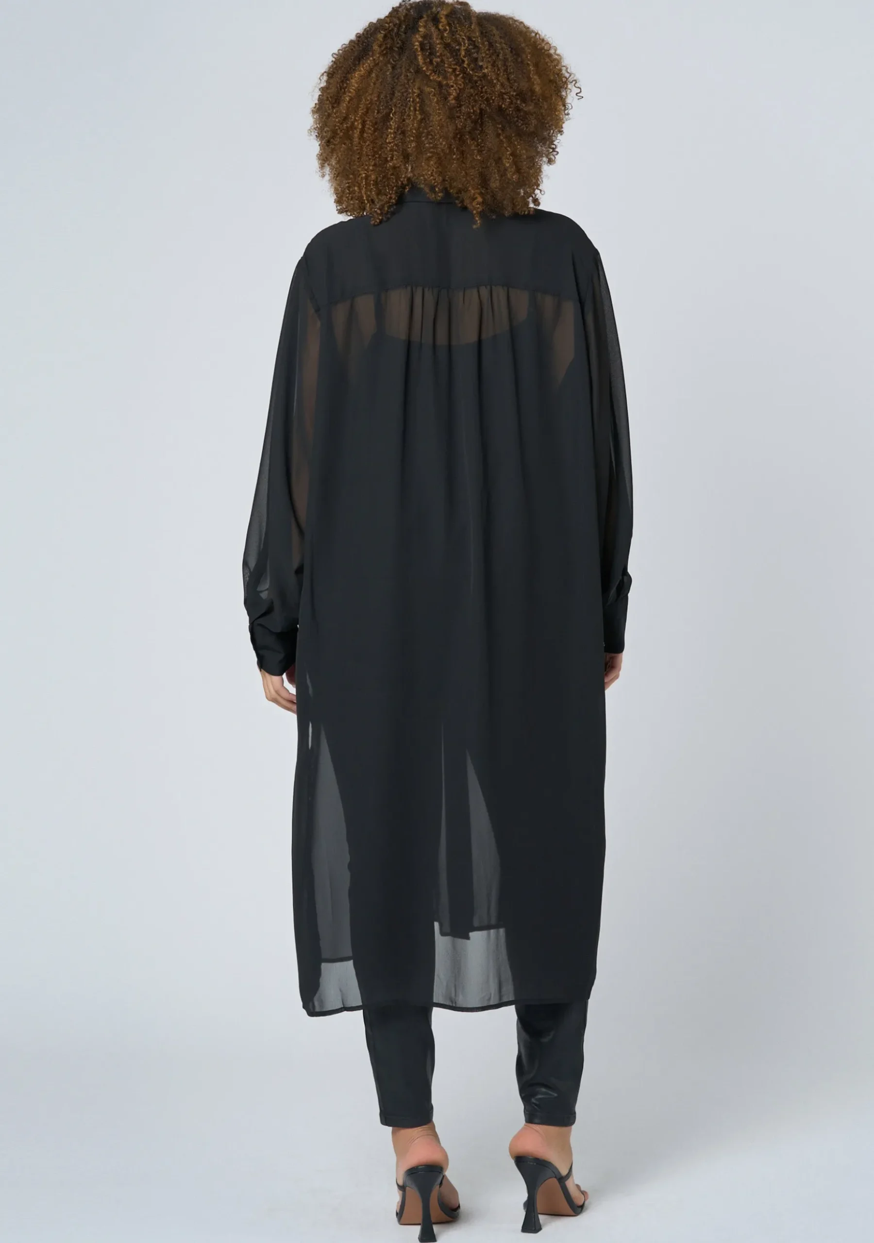 Electric Voltage Maxi Shirt Dress
