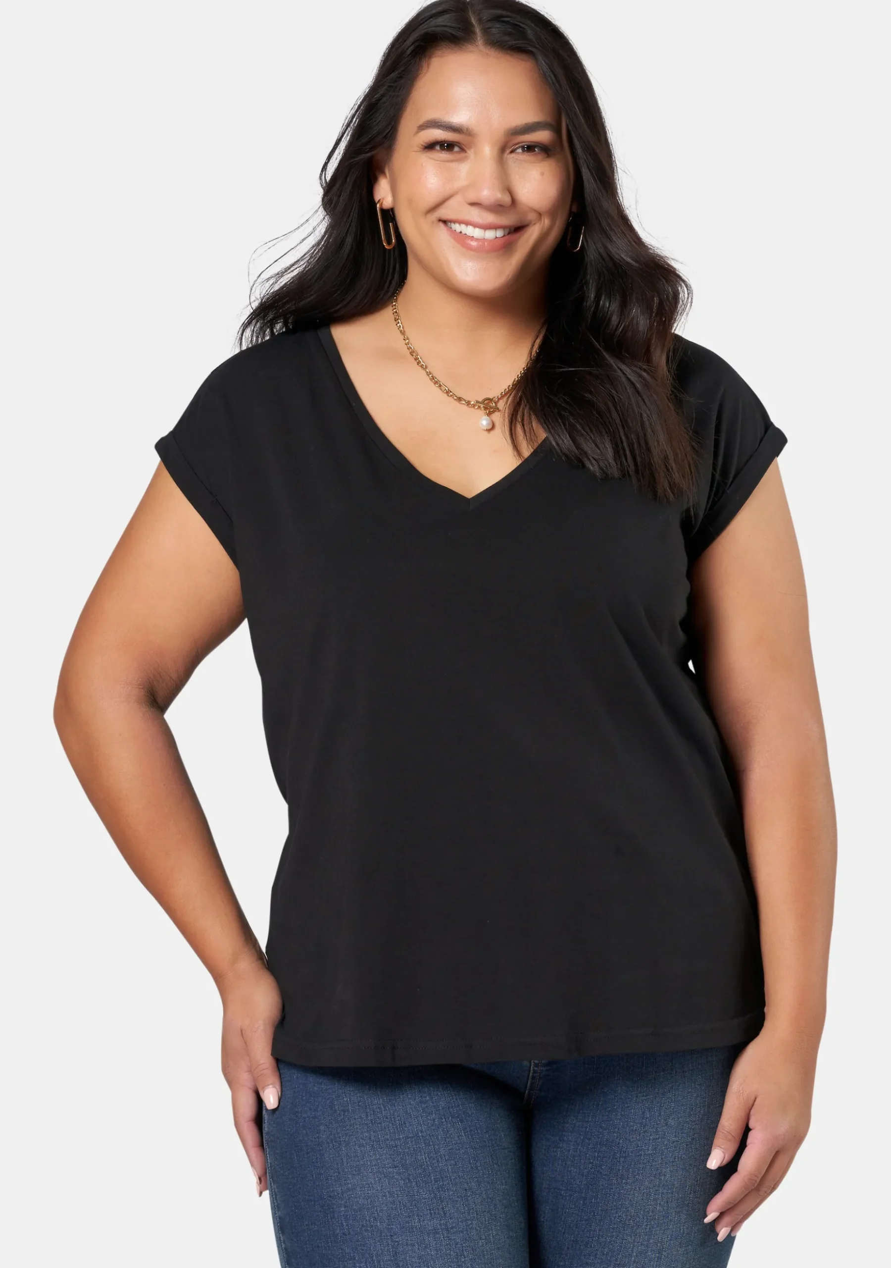 Emma V Neck Tee