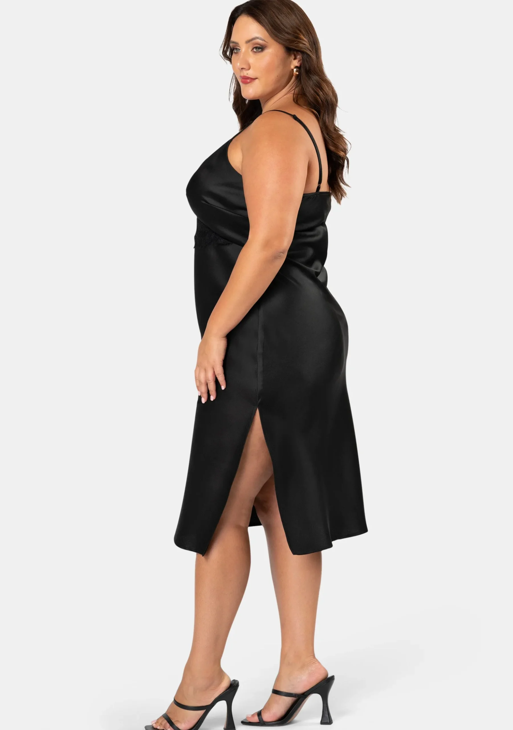 Enemy Slip Midi Dress