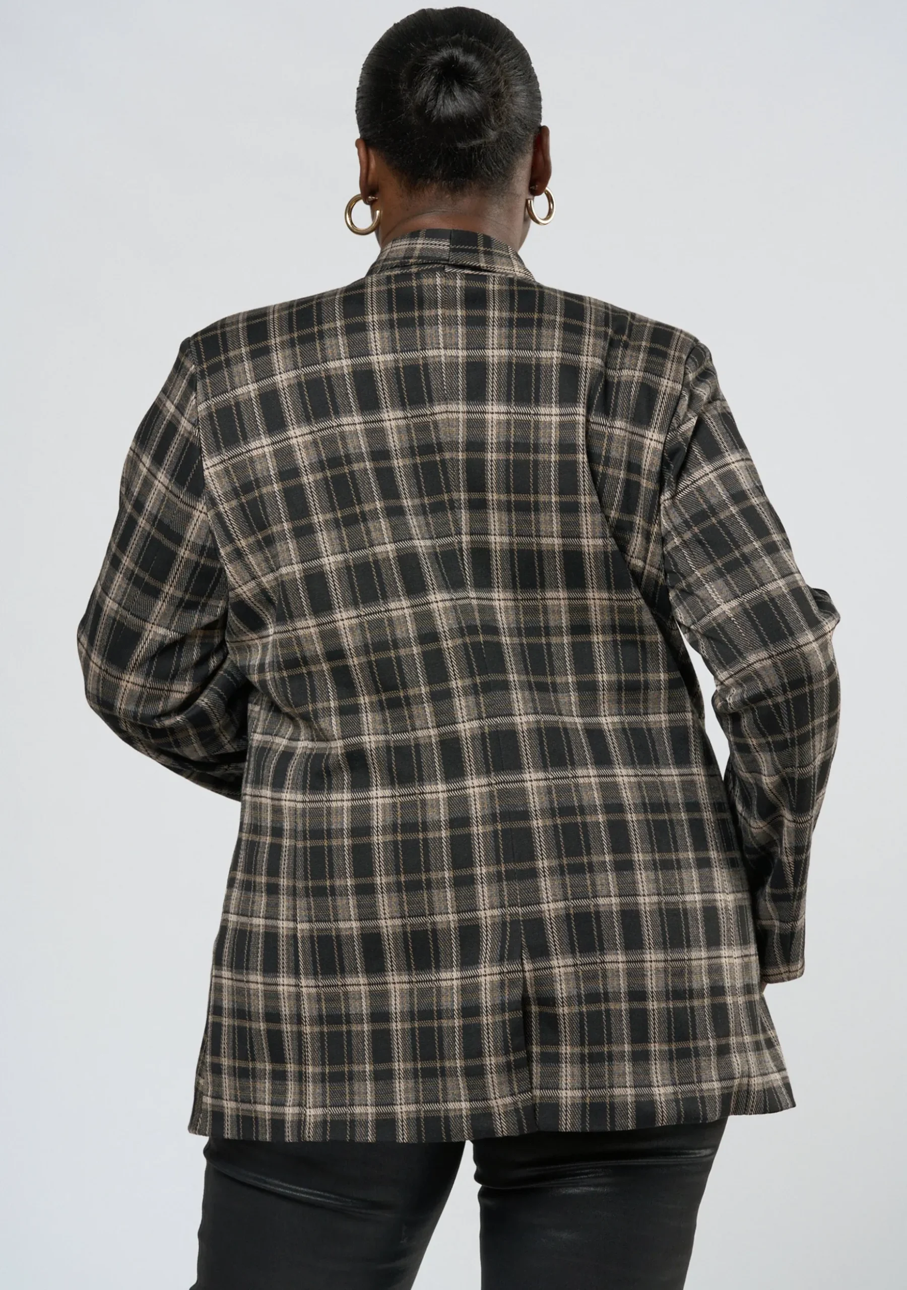 Estelle Check Ponte Jacket