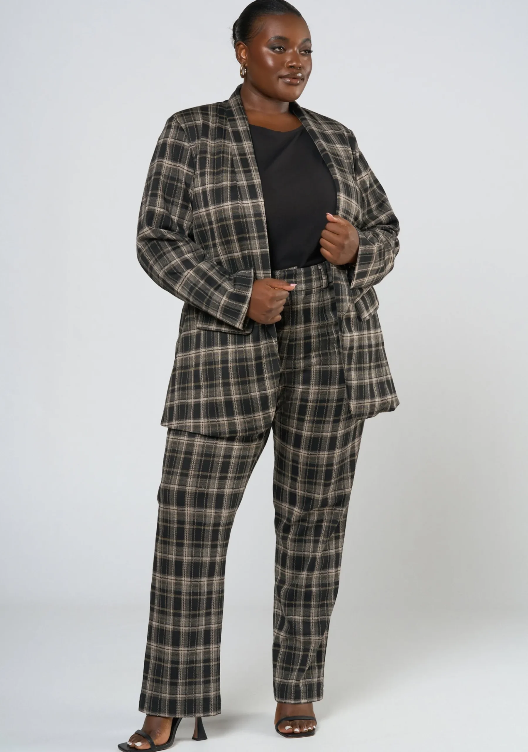 Estelle Check Ponte Pant