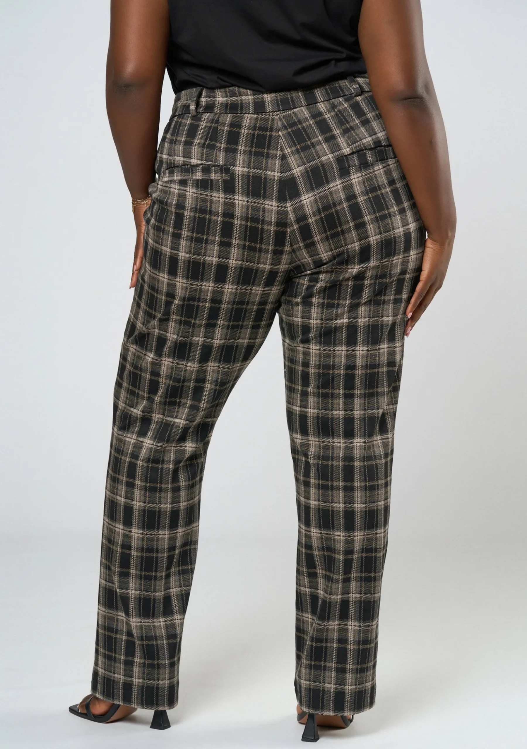 Estelle Check Ponte Pant
