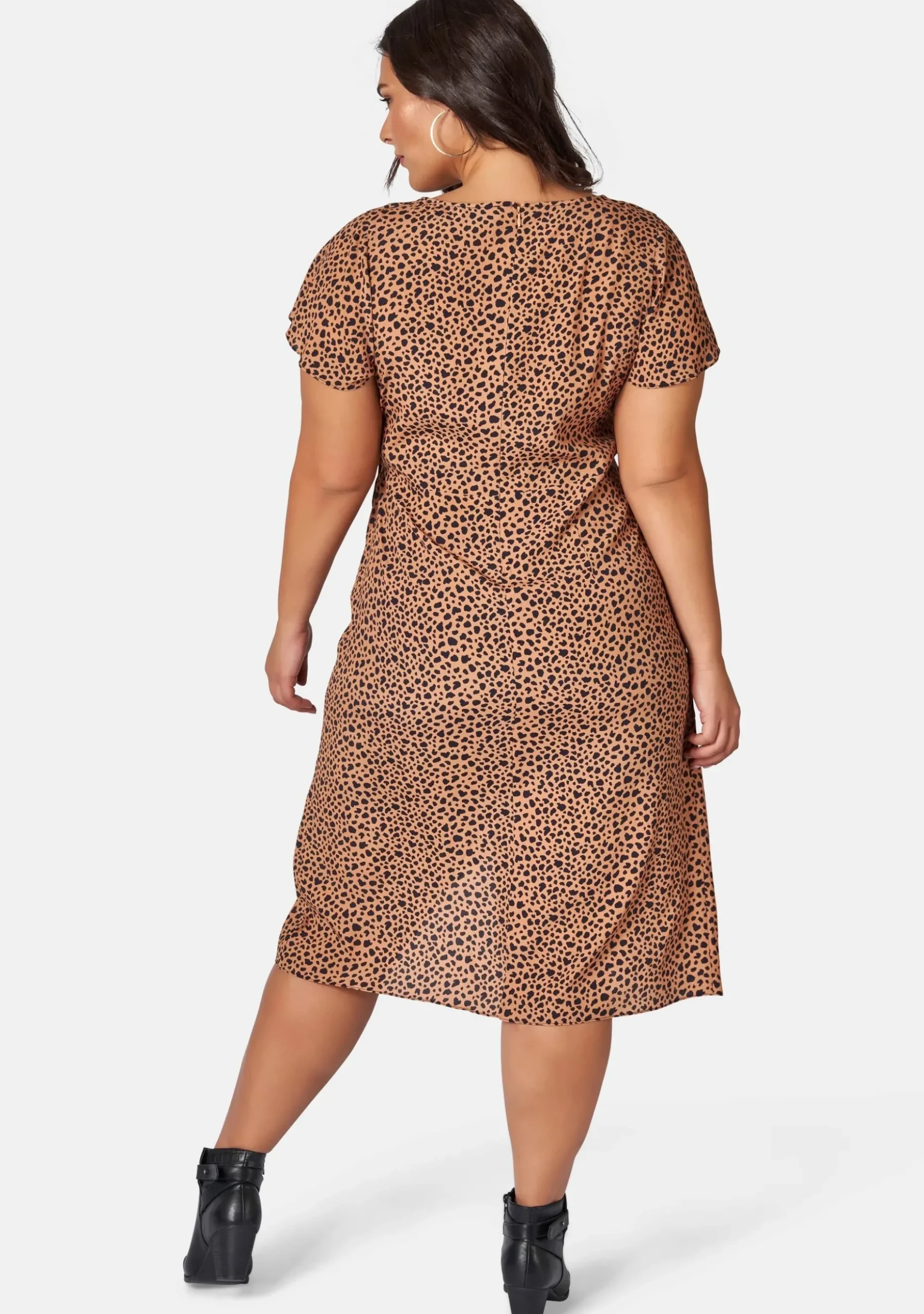 Eva Printed Wrap Dress