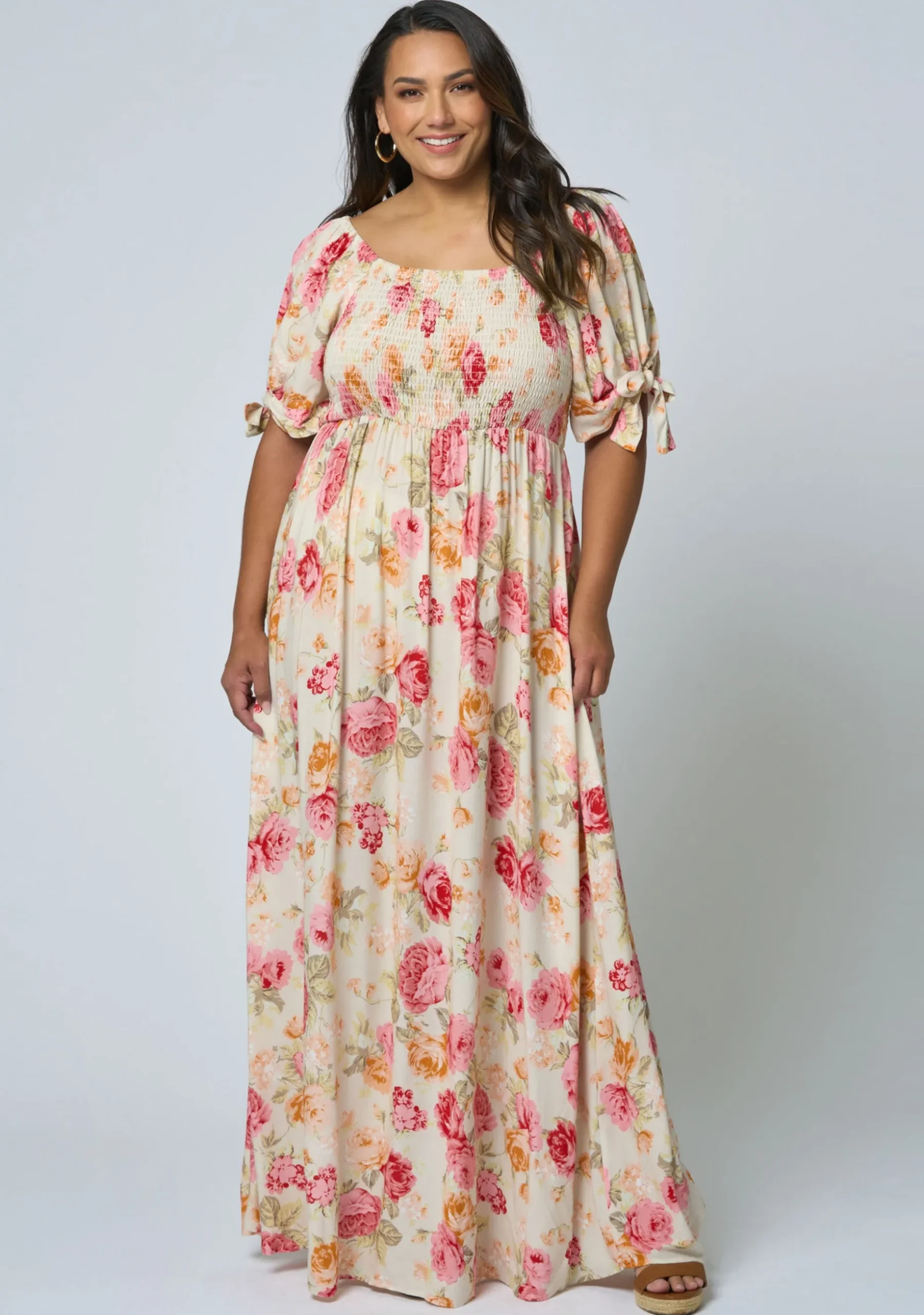 Felicity Ruffle Maxi Dress