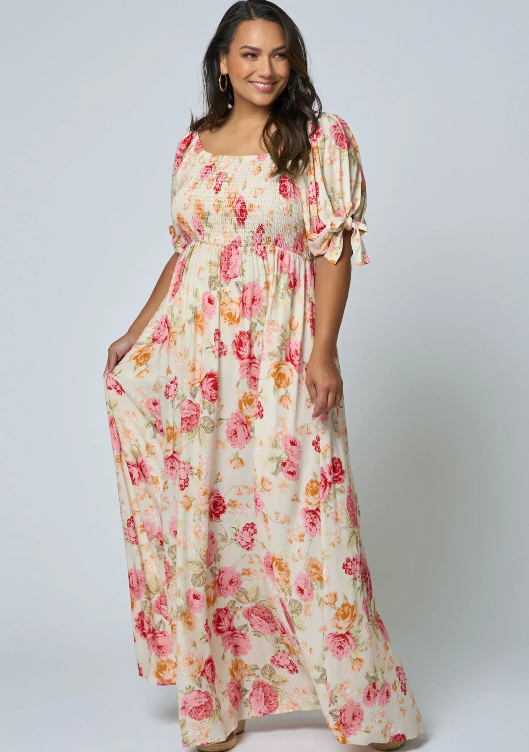 Felicity Ruffle Maxi Dress